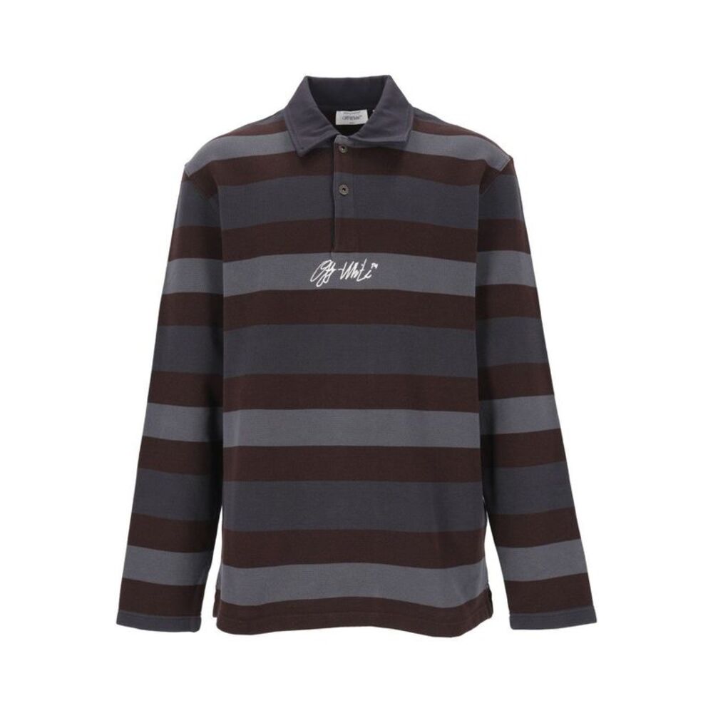 Off-White Men Long-Sleeved  Polo Shirt
